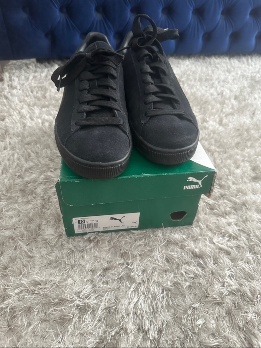 Men's Puma Black Suede Classes LFS